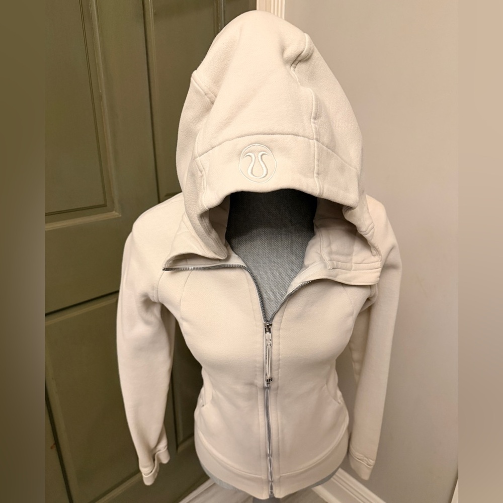 Lululemon Athletica scuba Off-White Hoodie